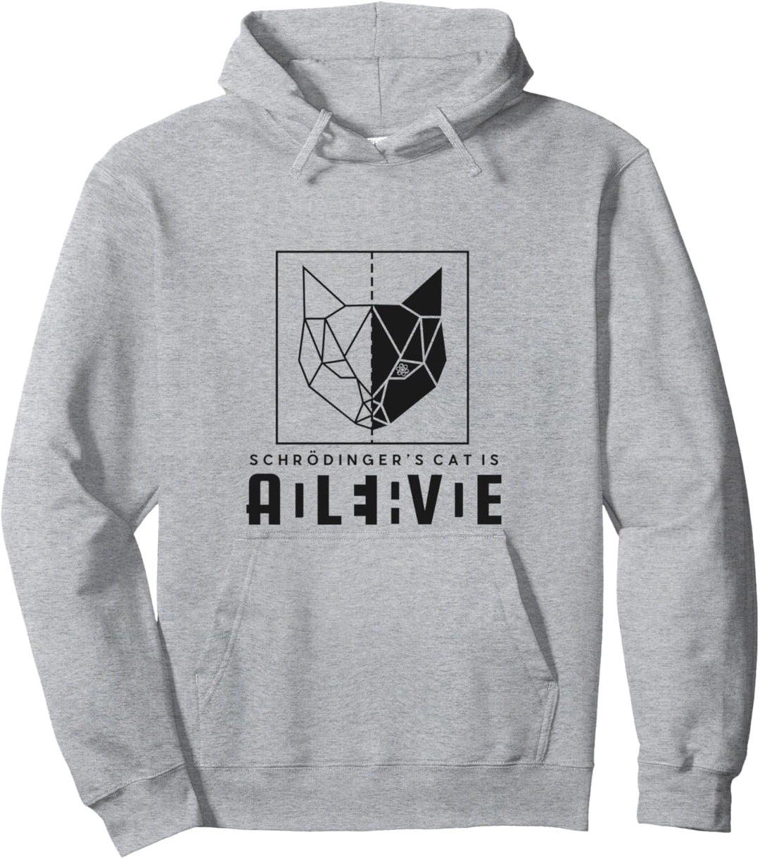 Schrödingers Katze Dead And Alive Wissenschaft Physik Pullover Hoodie