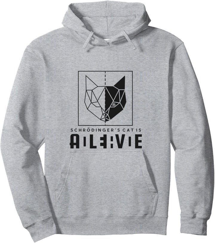 Schrödingers Katze Dead And Alive Wissenschaft Physik Pullover Hoodie