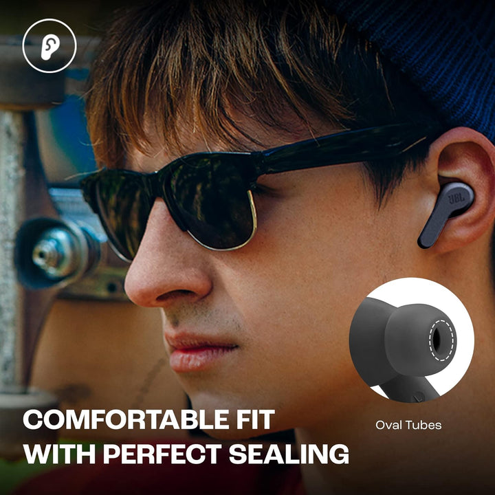 JBL Wave Beam – Kabellose In-Ear Ohrhörer mit IP54 und IPX2 Wasserdichtigkeit – Freisprechfunktion u