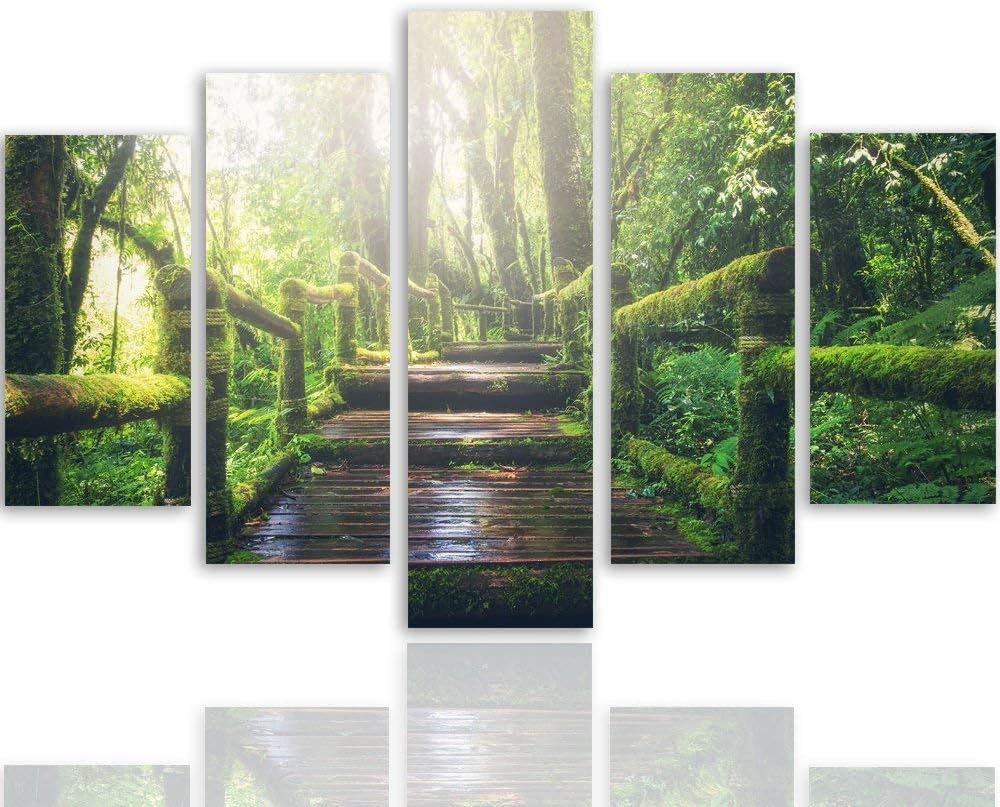 Feeby. Wandbild - 5 Teile - Deco Bild, gedrucktes Bild, Foto, Deco Panel, XXL, 5-Teilig, Typ A, 150x