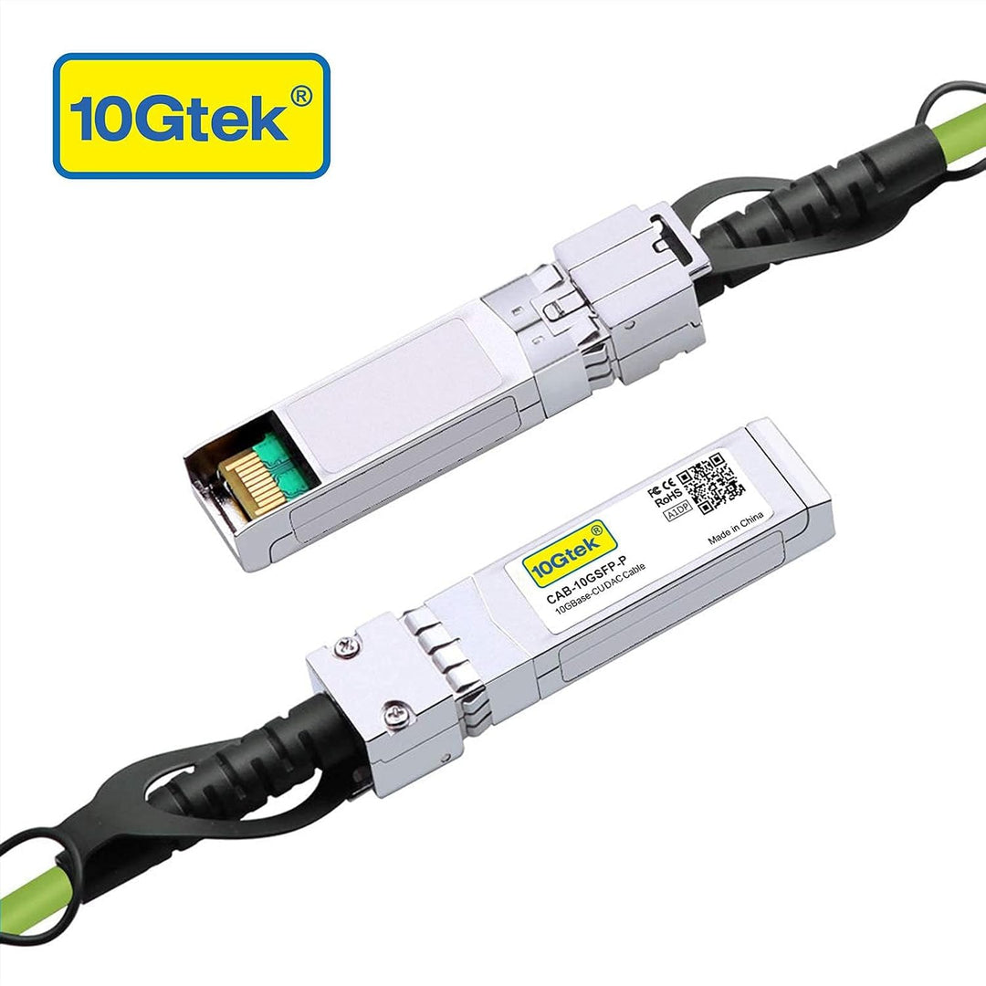 [Grün] 10G SFP+ DAC Kabel 0.3-Meter(0.98ft), Twinax SFP+ Kabel für Ubiquiti UniFi, 0.3m x1 Green