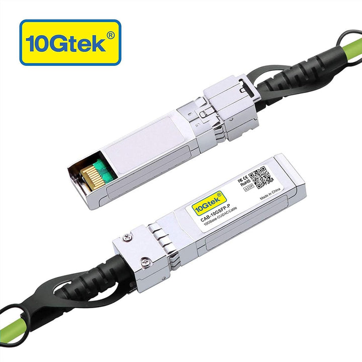 [Grün] 10G SFP+ DAC Kabel 0.3-Meter(0.98ft), Twinax SFP+ Kabel für Ubiquiti UniFi, 0.3m x1 Green