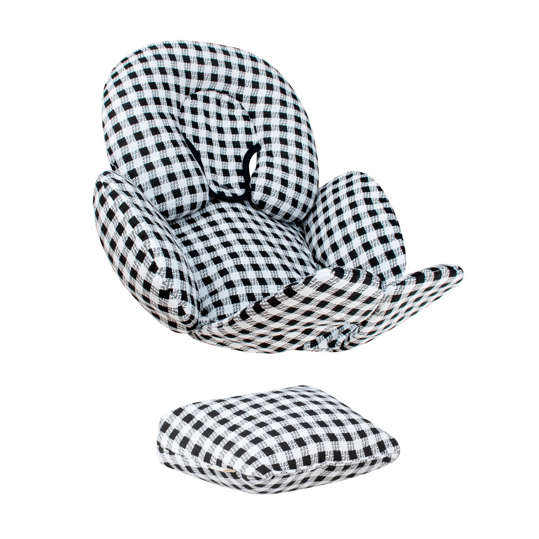 JYOKO Kids Sitzverkleinerer Antiallergikum Universal Baby 100% Baumwolle (Vichy, Enthält Kopf-, eine