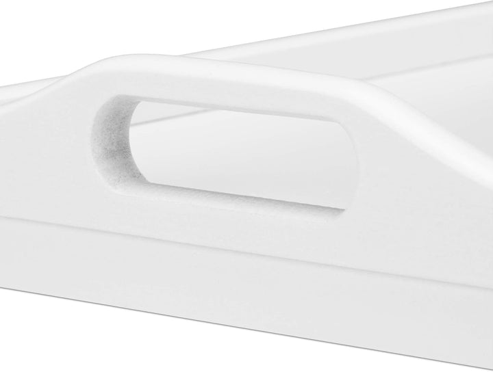 Relaxdays Betttablett Bambus, klappbar, mit Griffen, erhöhter Rand, zum Frühstücken & Servieren, HBT