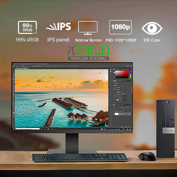 Desktop-PC Intel I7 6700 Leistungsstark | 32 GB RAM | SSD M.2 512 GB + HDD 500 GB | HDMI| Windows 11