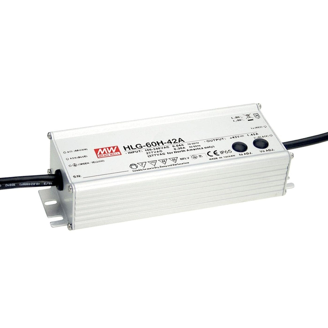 LED Netzteil 60W 24V 2,5A ; MeanWell HLG-60H-24B ; dimmbar 1-10V PWM, HLG-60H-24B
