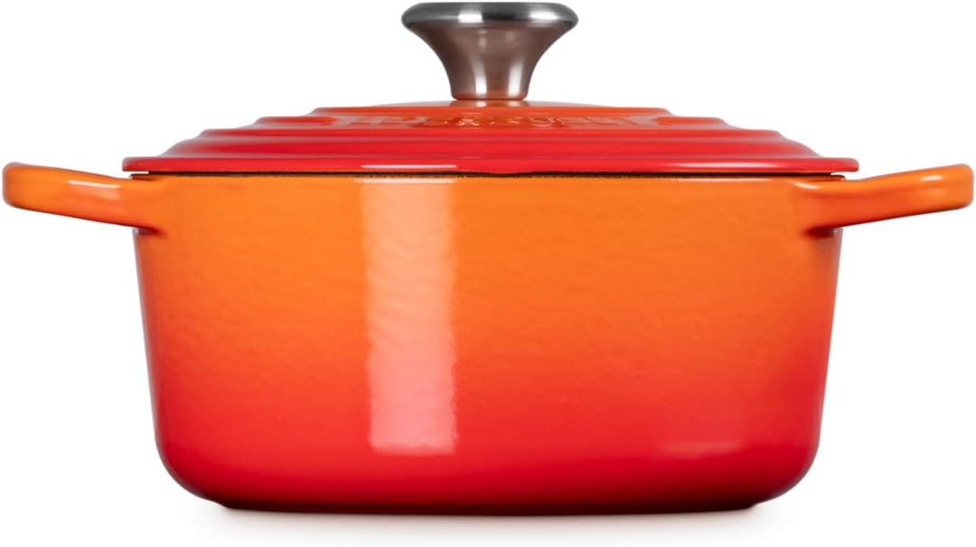 Le Creuset Signature Gusseisen-Bräter mit Deckel, Ø 18 cm, Rund, Für alle Herdarten und Induktion ge