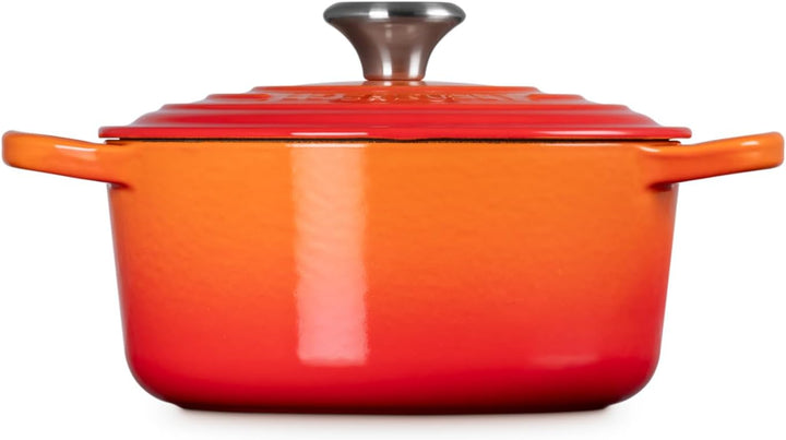 Le Creuset Signature Gusseisen-Bräter mit Deckel, Ø 18 cm, Rund, Für alle Herdarten und Induktion ge