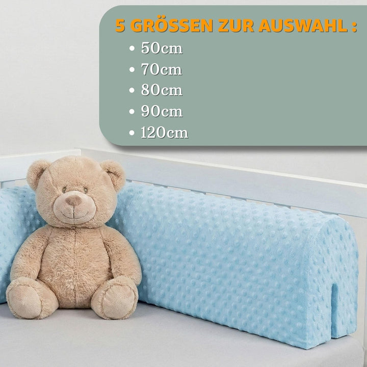 Totsy Baby Bettkantenschutz für Kinderbetten 90 cm - Schutz für Bettrahmen Kantenschutz Kinder Babyb