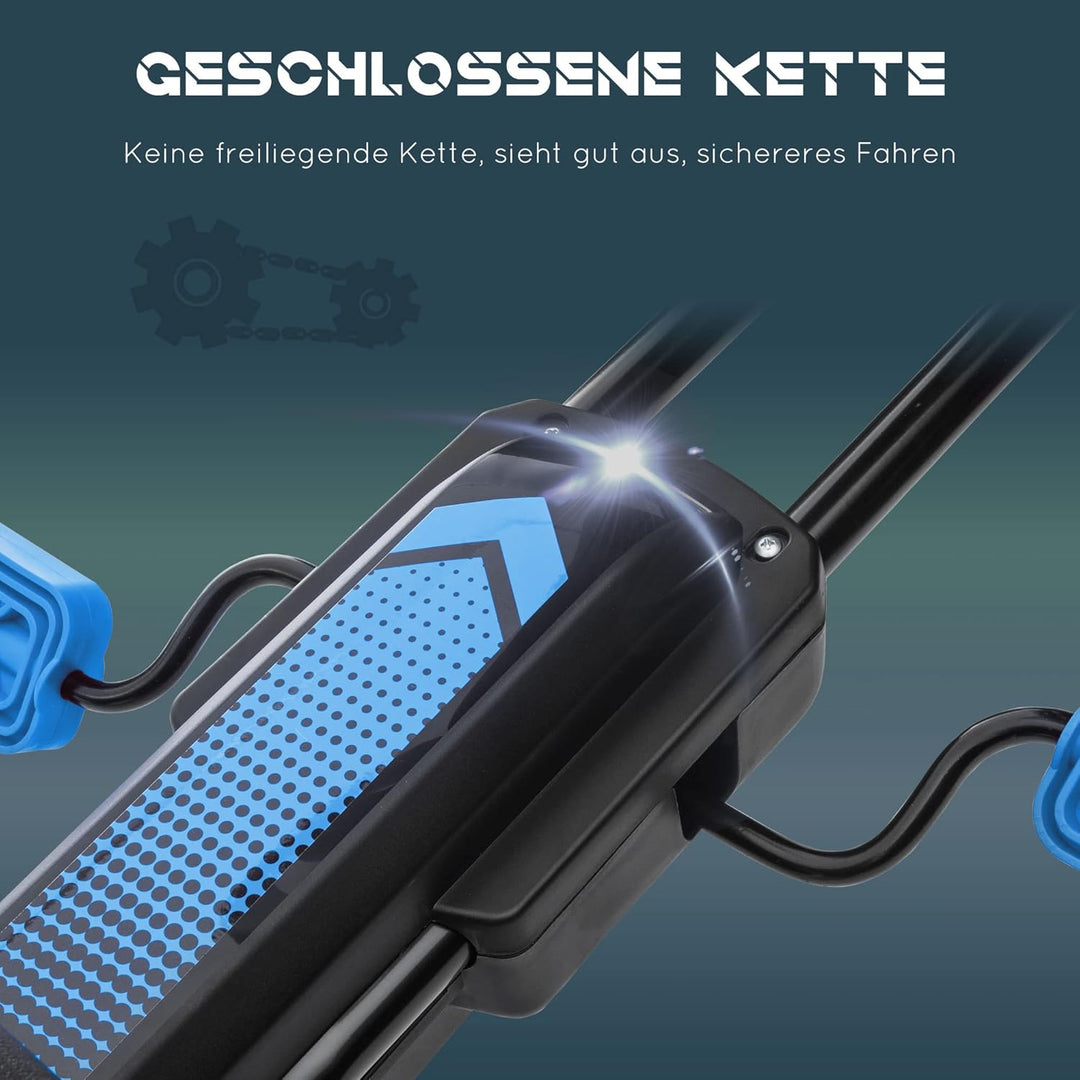 HOMCOM Gokart, Kinderfahrzeug mit 3-stufigen verstellbarem Sitz, Tretfahrzeug mit Gummireifen, Pedal