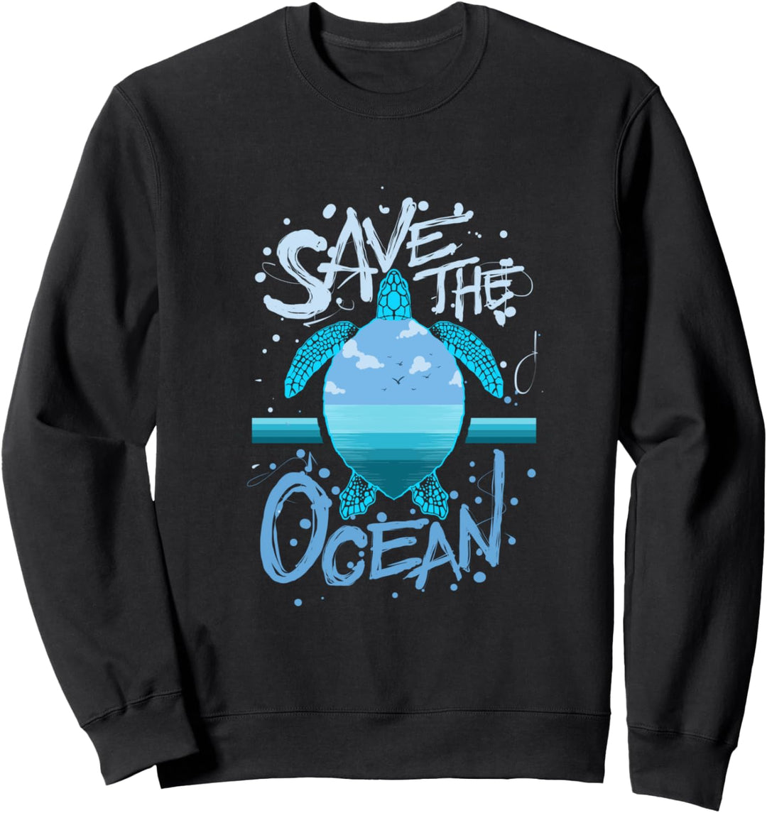 Speichern Sie Meeresschildkröten Strand Meeresschildkröte Sweatshirt