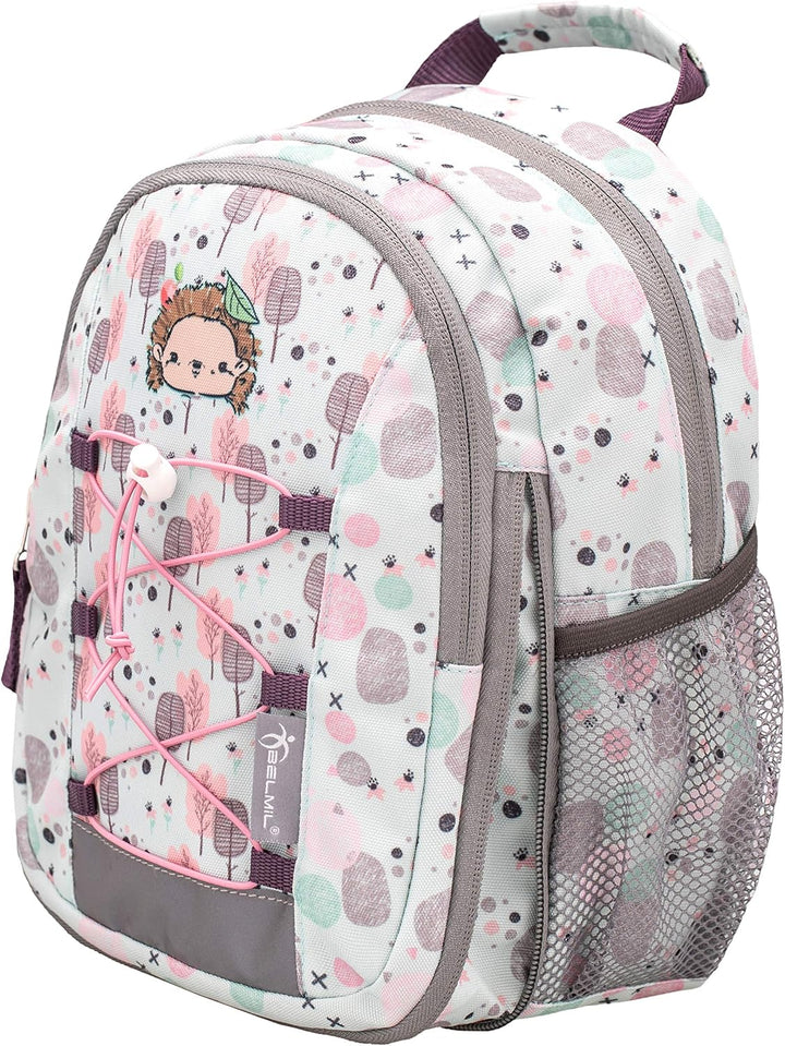 Belmil Kinderrucksack Mädchen für 1-3 Jährige - Super Leichte 260 g/Kindergarten/Krippenrucksack Kin
