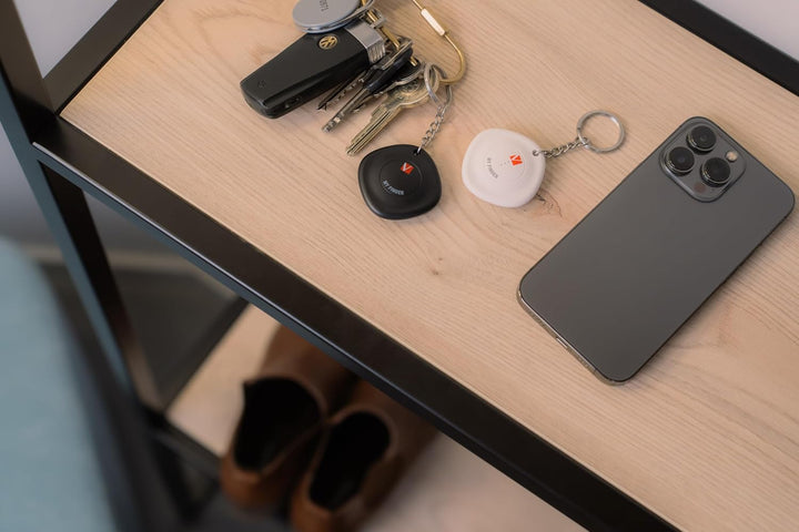 Verbatim My Finder 2er Set, Bluetooth Tracker für Schlüssel, Rucksack, Koffer, Geldbörse und Co, kom