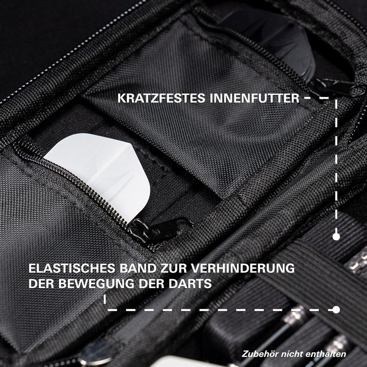 Target Darts Raymond Van Barneveld Ghost Series Takoma Wallet Regular – Dartkoffer schwarz/weiss | D