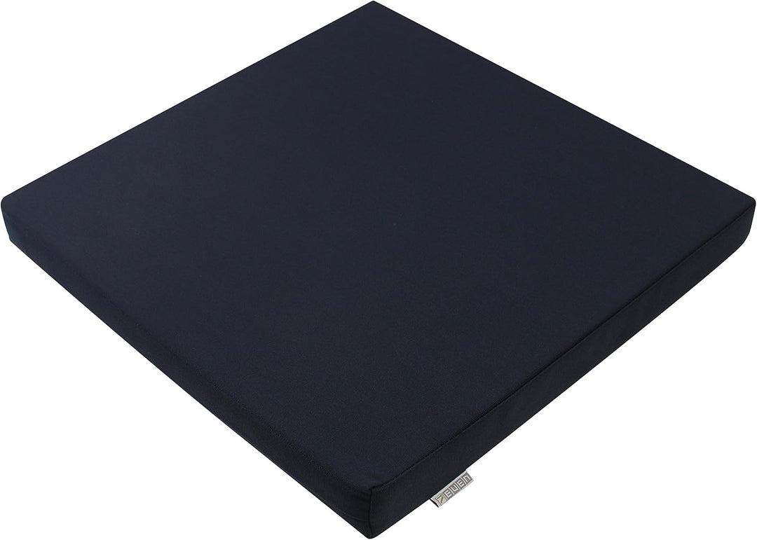 7even Hochwertiges Loungekissen Outdoor 40x40 - Deepblue Wetterfestes Sitzkissen für Gartenmöbel, Ba