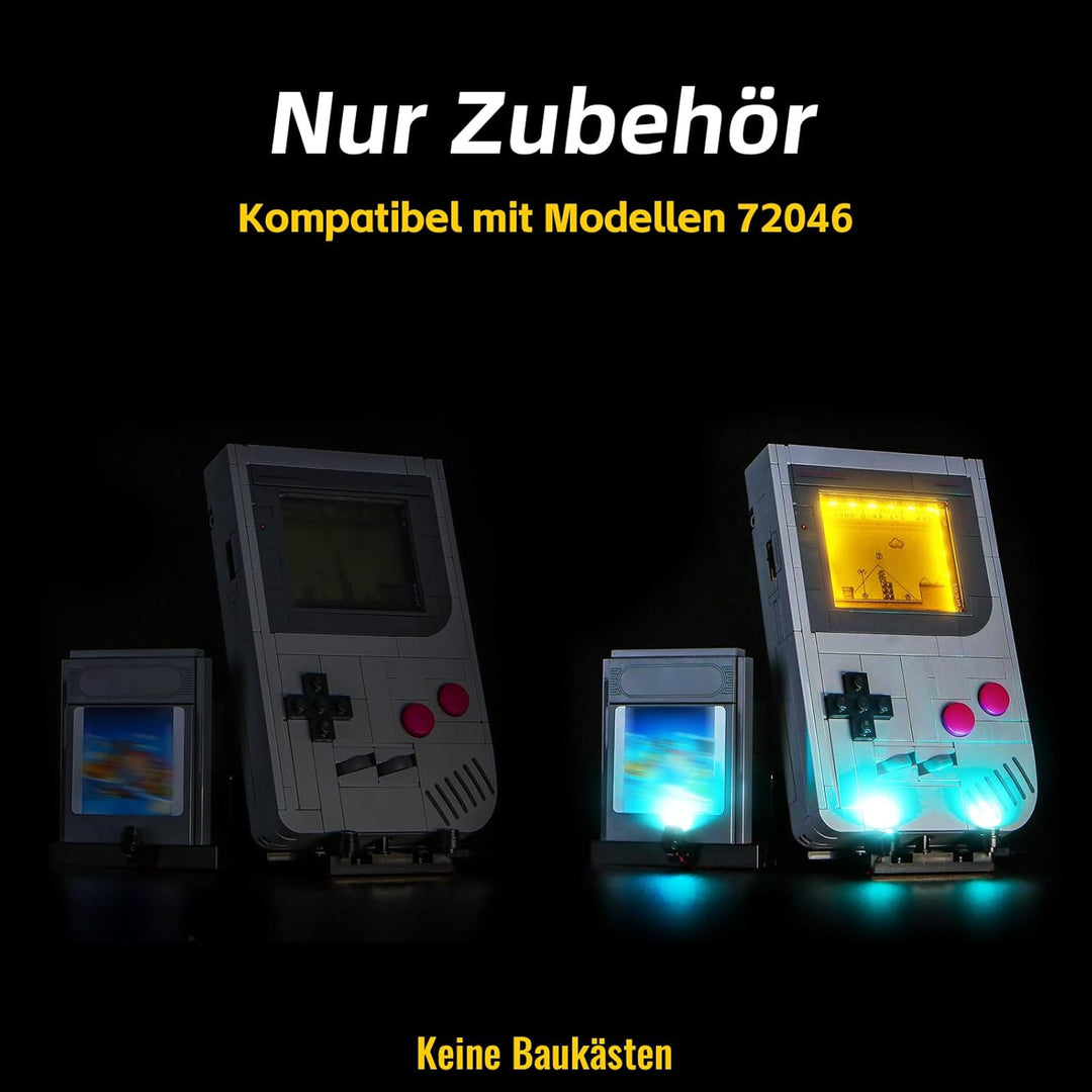 Led Licht Set Kompatibel mit Lego 72046 Game Boy (Kein Modell), Dekorationsbeleuchtungsset Compatibl