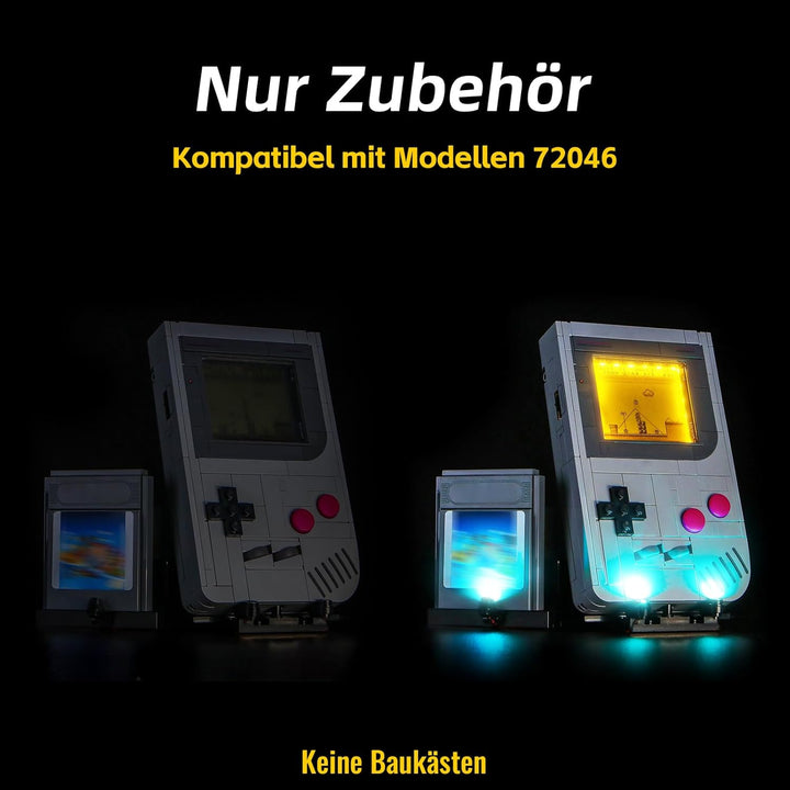 Led Licht Set Kompatibel mit Lego 72046 Game Boy (Kein Modell), Dekorationsbeleuchtungsset Compatibl