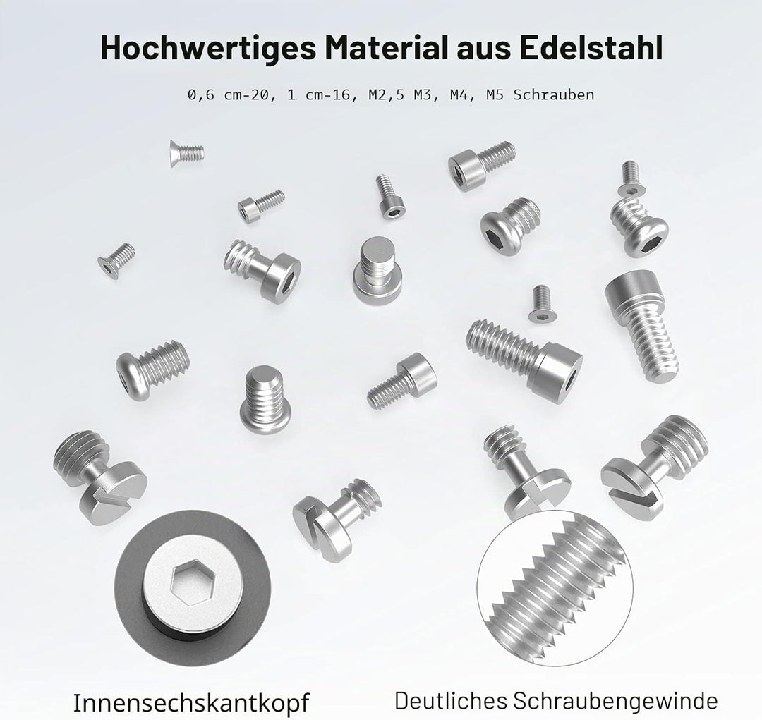 SMALLRIG Aufbewahrungsplatte für Schrauben und Schraubendreher mit Inbusschlüsseln und Funktionsschr