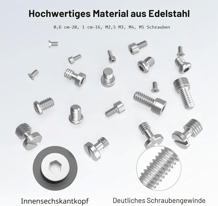 SMALLRIG Aufbewahrungsplatte für Schrauben und Schraubendreher mit Inbusschlüsseln und Funktionsschr