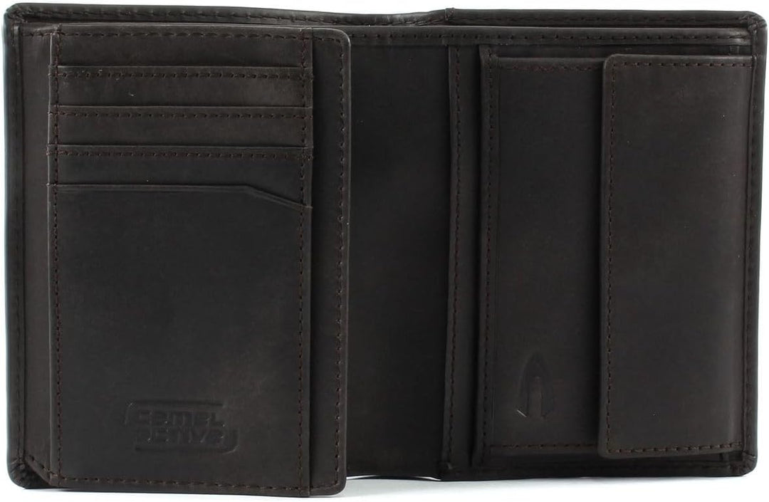 camel active bags Thai Herren Geldbörse RFID Hochformat Leder Mittelgross Braun 9,5 x 2 x 12,5 Brown