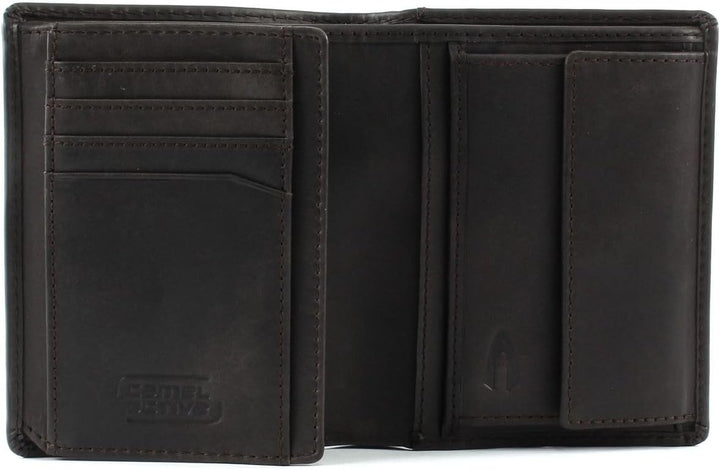 camel active bags Thai Herren Geldbörse RFID Hochformat Leder Mittelgross Braun 9,5 x 2 x 12,5 Brown