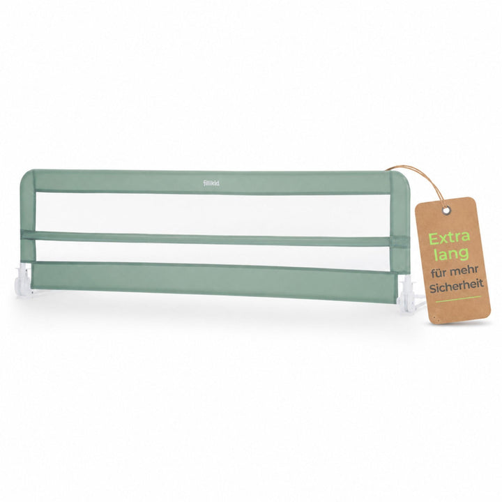 Fillikid Bettgitter Lina XL 180 x 50 cm Exklusiv | Rausfallschutz für Kinderbett & Boxspringbett | K