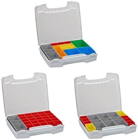 Werkzeug Koffer Set | Sortimo i BOX Set | i-BOXX 72 3er Set (grau) mit Insetboxen A3, H3 & I3 | Für