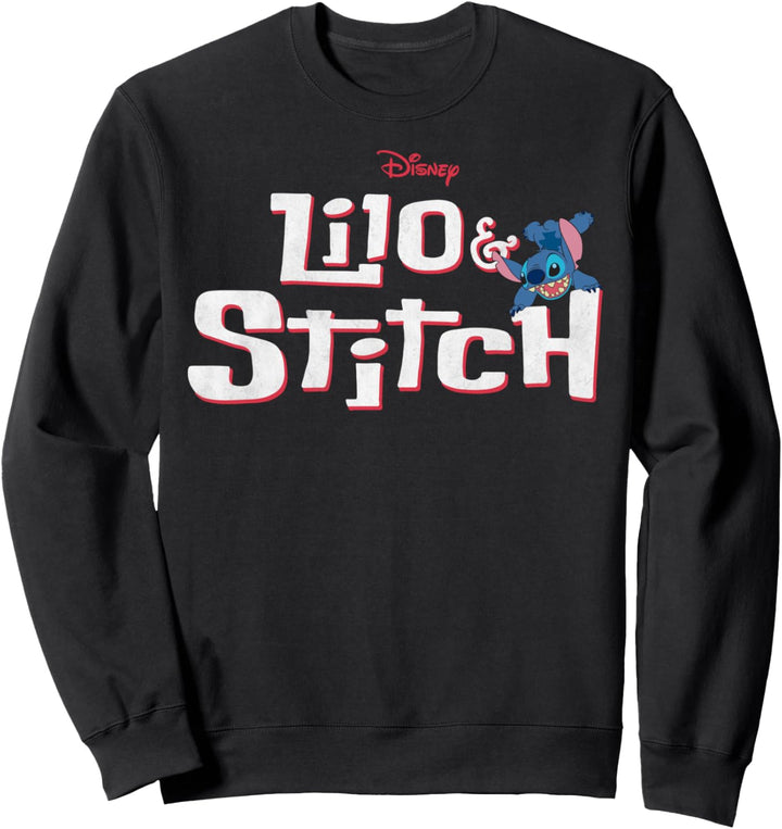 Disney Lilo & Stitch Logo Stitch Crawl Sweatshirt