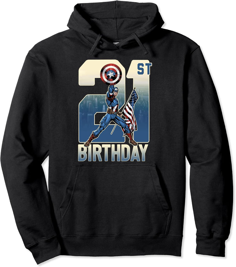 Marvel Captain America 21st Birthday Pullover Hoodie