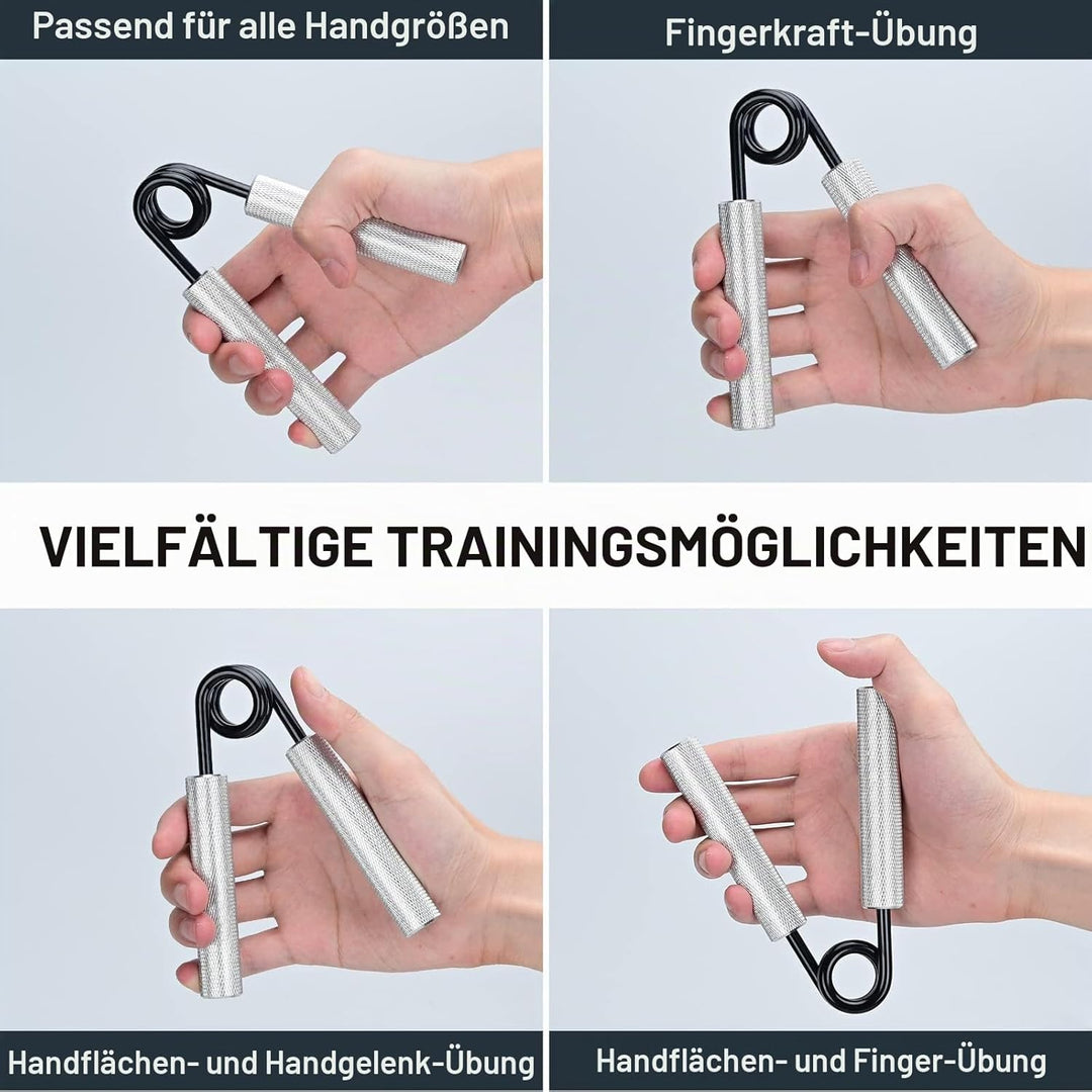 COVVY Griffkraft Trainer Set,50/100/150/200/250LBS Handgriff Trainer,rutschfester Metall unterarmtra