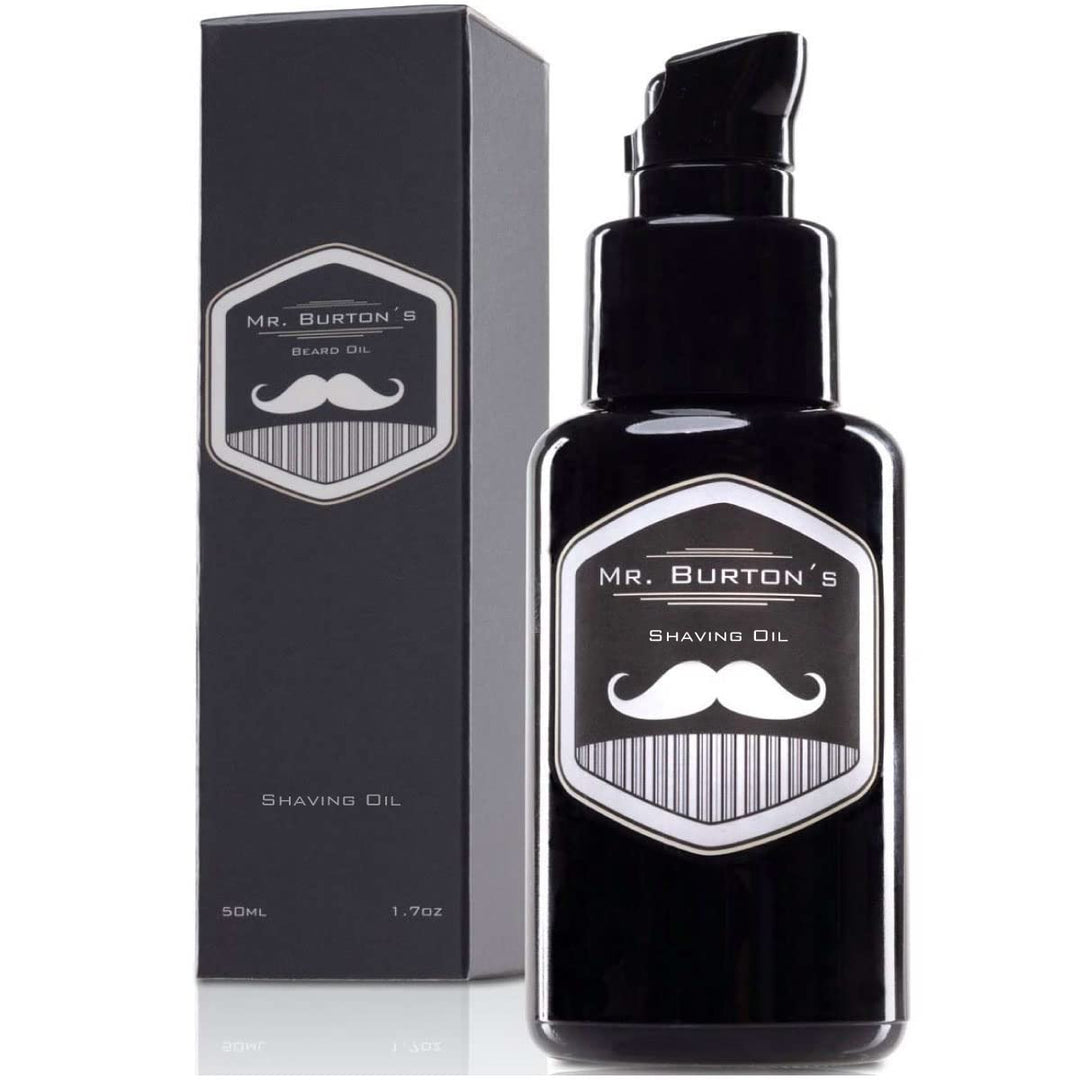 Bartöl für die Bartpflege von Mr. Burton´s Beard Oil - PURE - duftneutral - 50ml Bart Öl - 100% natü