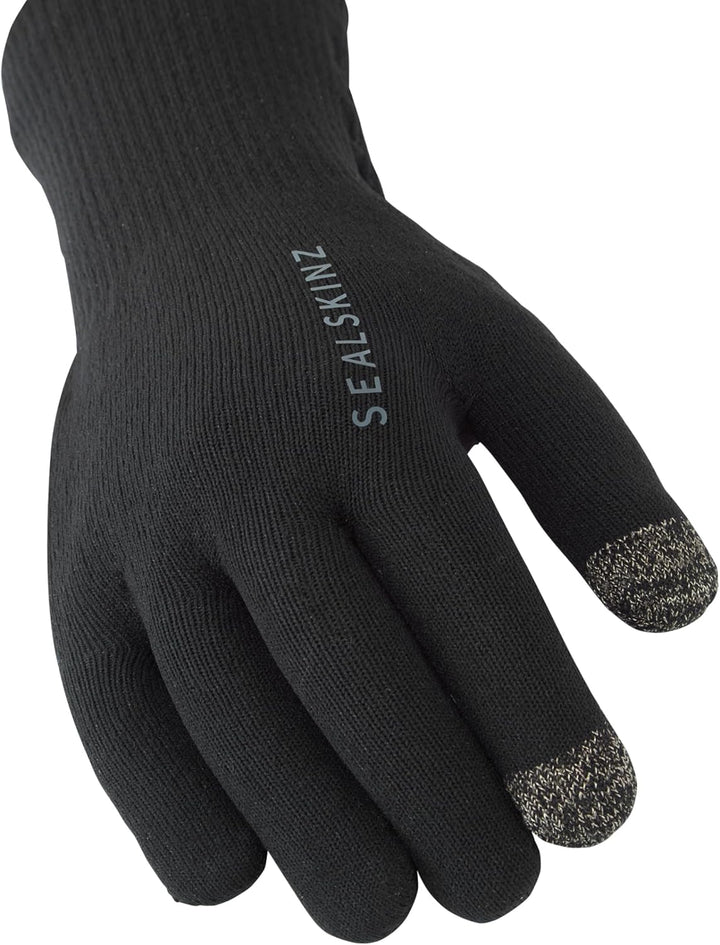 SEALSKINZ Unisex Allwetter Ultra Grip-Strickhandschuh M Schwarz, M Schwarz