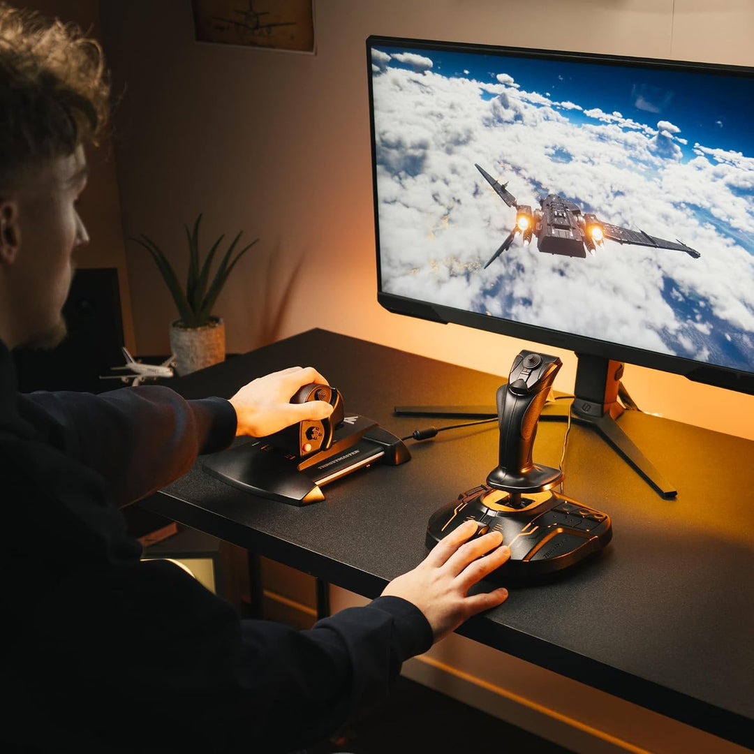 Thrustmaster T16000M FCS Hotas - Präzisions-Joystick und Schubregler für PC - Ideal für Flugsimulati