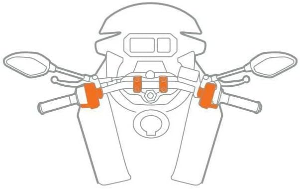 Lampa Optiline DuoLock Wasserdichtes Motorrad Hülle für Smartphones und Titan M6 Pro, M6-Schraube Ri