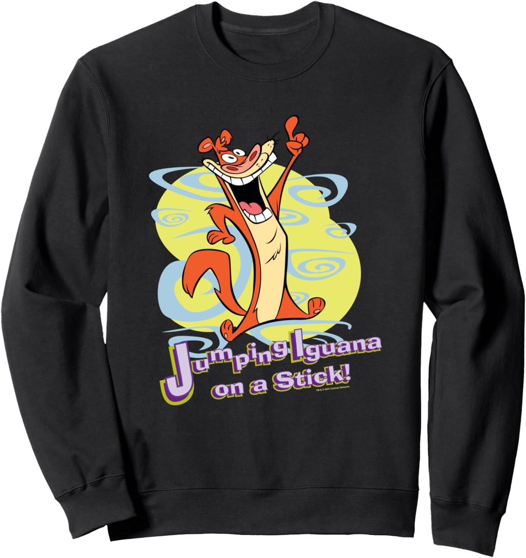 I Am Weasel Jumping Iguana On A Stick! Sweatshirt