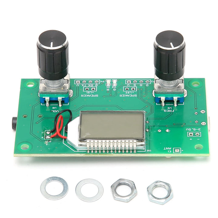FM-Radio-Empfängermodul 87-108 MHz Stereo-Ausgang Radio DIY Drahtloser Empfänger LCD-Display DSP PLL