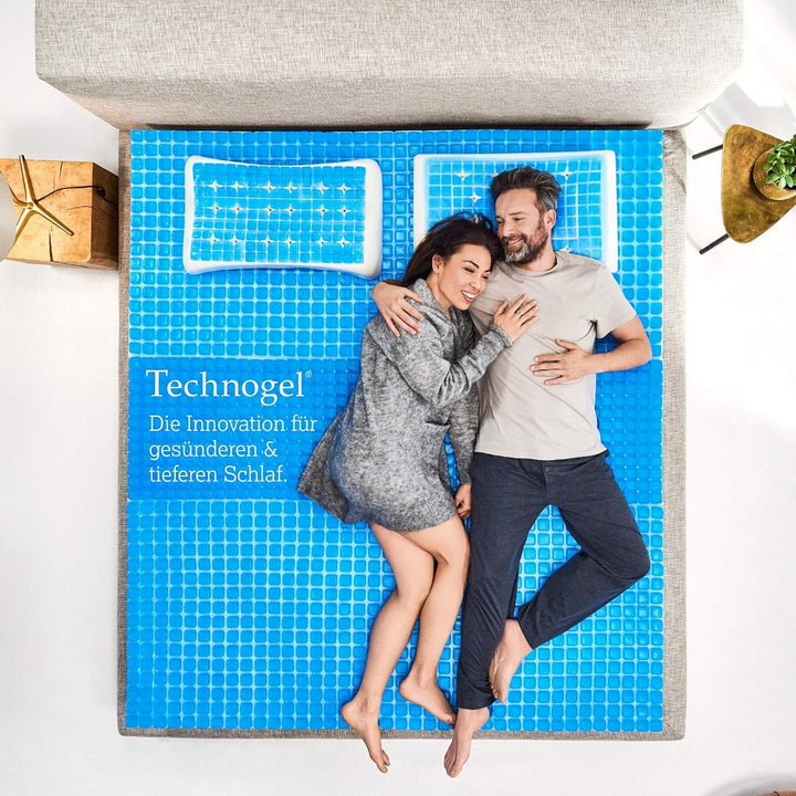 Technogel® Deluxe Orthopädisches Nackenstütz-Kopfkissen – Patentiert, Schadstofffrei & Zertifiziert