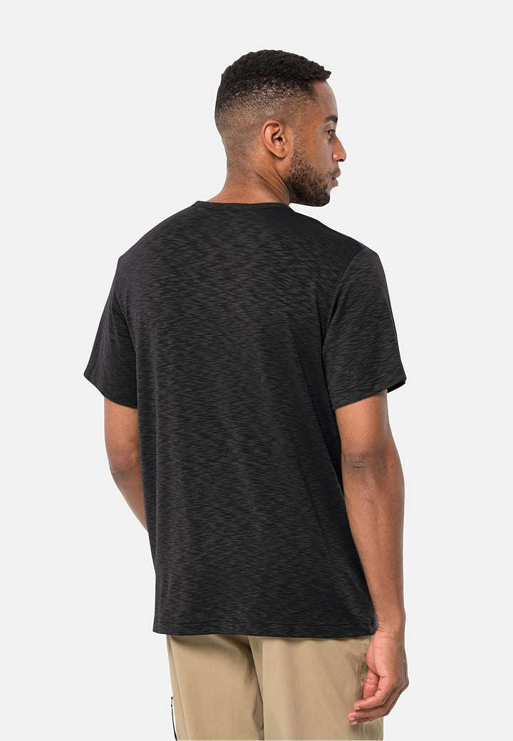 Jack Wolfskin Herren Travel T M T-Shirt Shortsleeve XL Schwarz, XL Schwarz