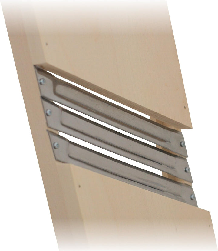Krauthobel klein Classic aus Pappelholz , 3-Messer aus Edelstahl, 18x55 cm