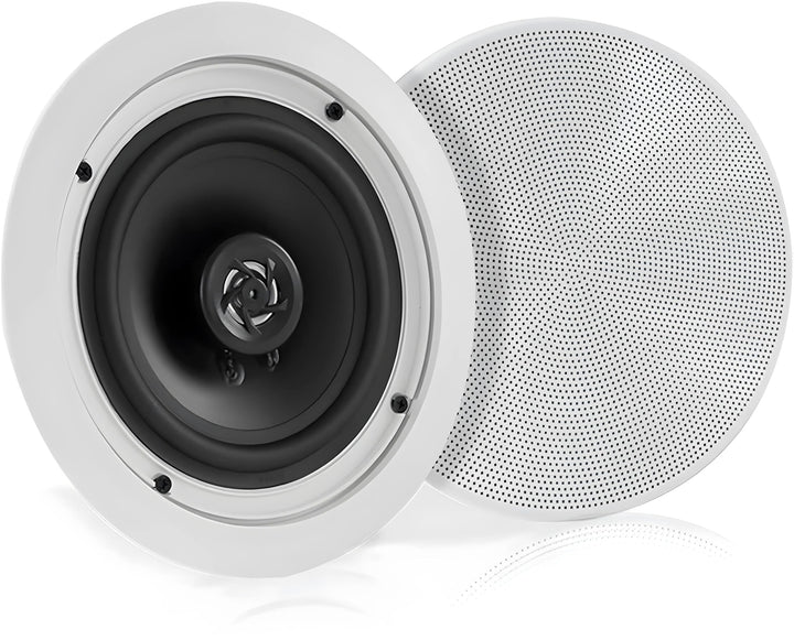 Pyle 13,3 cm Paar Bluetooth Flush Mount Unterputzkabel 2-Wege-Wandeinbaulautsprecher Schnelle Verbin