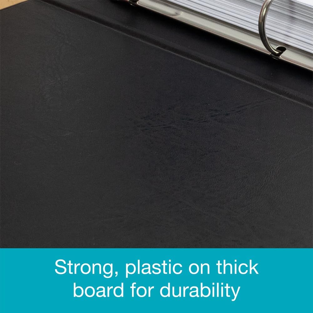 ELBA VISION 55 mm A3 Landschaft 4-Ring-Binder – Schwarz