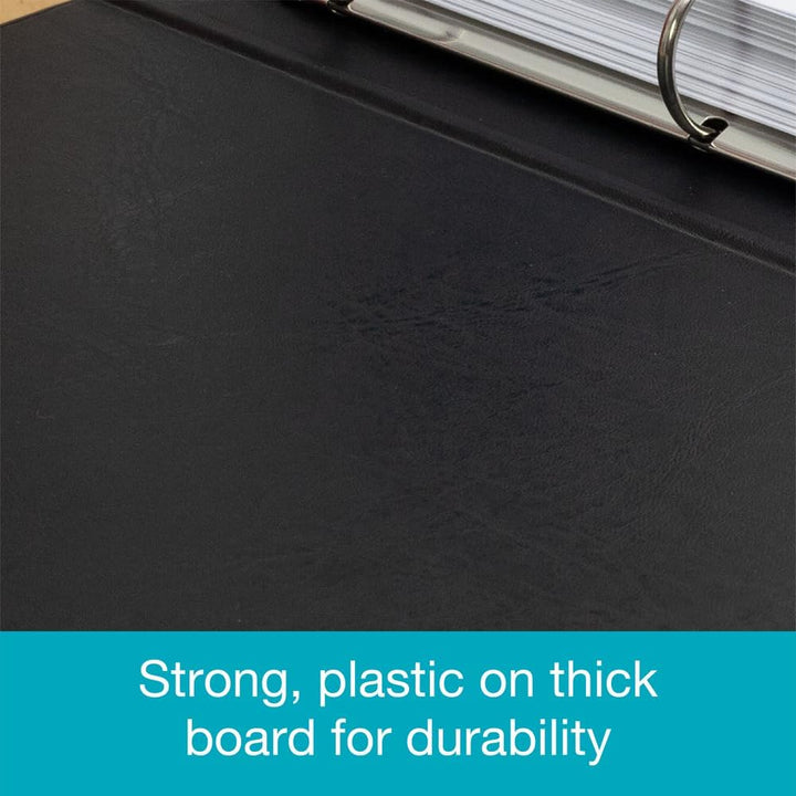 ELBA VISION 55 mm A3 Landschaft 4-Ring-Binder – Schwarz