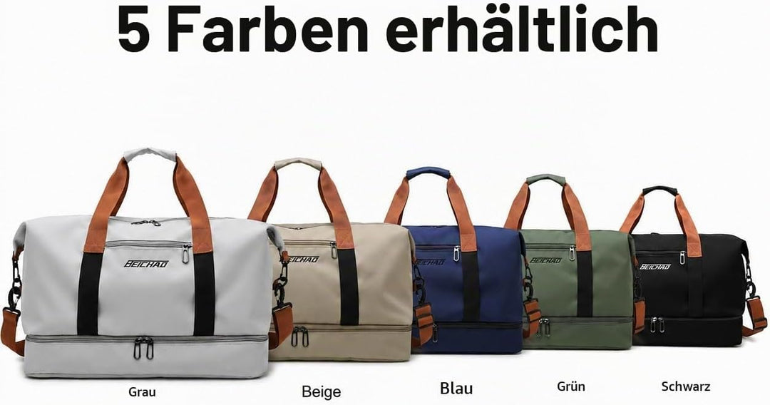 lafo Sporttasche &amp; Reisetasche für Damen und Herren, Wochenendtasche Gym Bag, wasserdichte Schwimmta