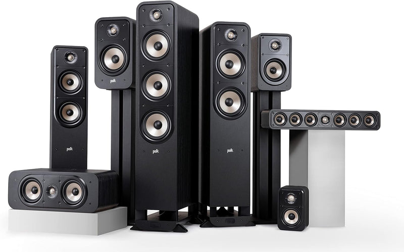 Polk Audio Signature Elite ES55 hochauflösender HiFi Standlautsprecher fürs Heimkino, Hi-Res Zertifi