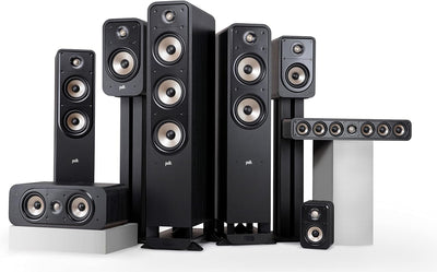 Polk Audio Signature Elite ES10 hochauflösende Surroundlautsprecher fürs Heimkino, Stereo Lautsprech