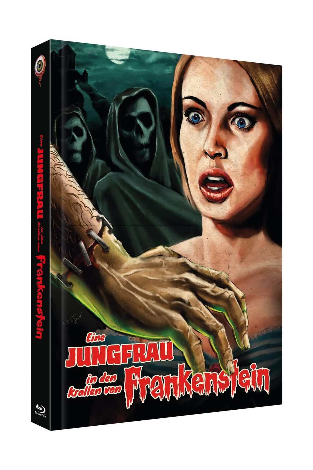 Eine Jungfrau in den Krallen von Frankenstein - Mediabook - Cover B - Limited Edition auf 333 Stück