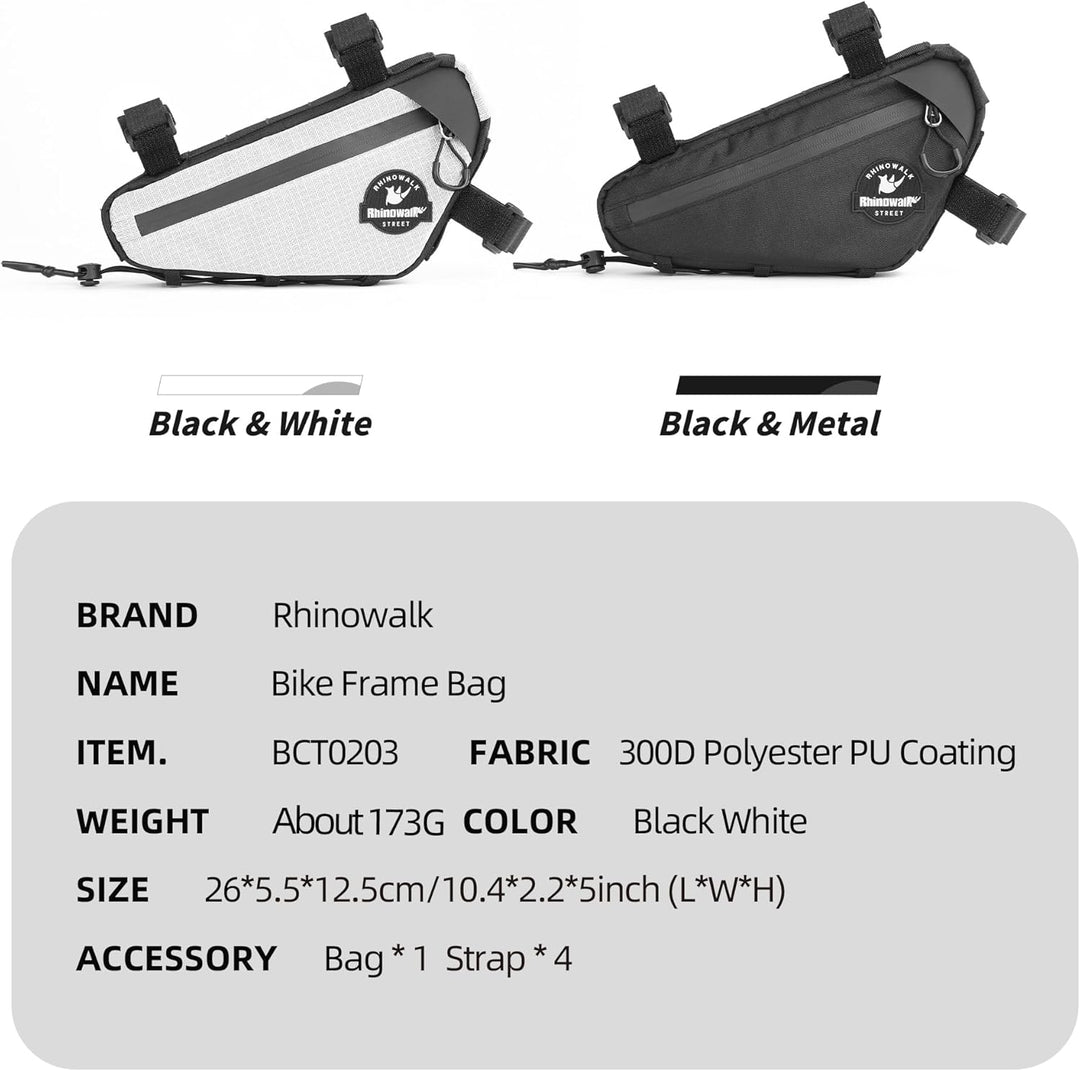 UPANBIKE Dreieck Fahrrad Rahmentasche, Wasserdicht leichte Oberrohrtaschen, Fahrradzubehör, Polyeste