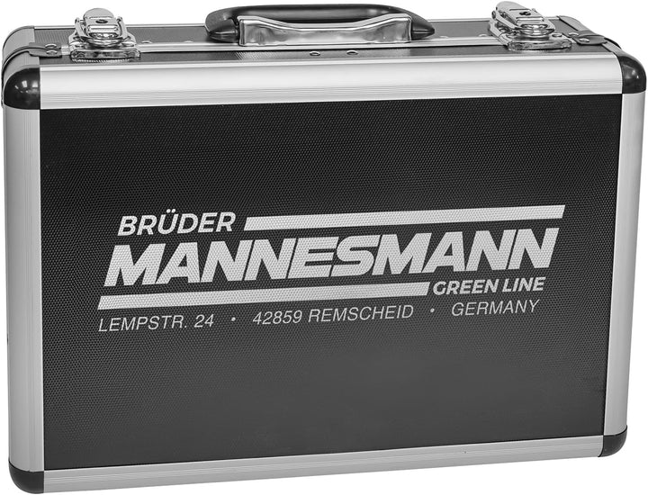 Brüder Mannesmann Werkzeuge 90-teilig Werkzeug-Koffer, 1 Stück, M29067 Single, Single