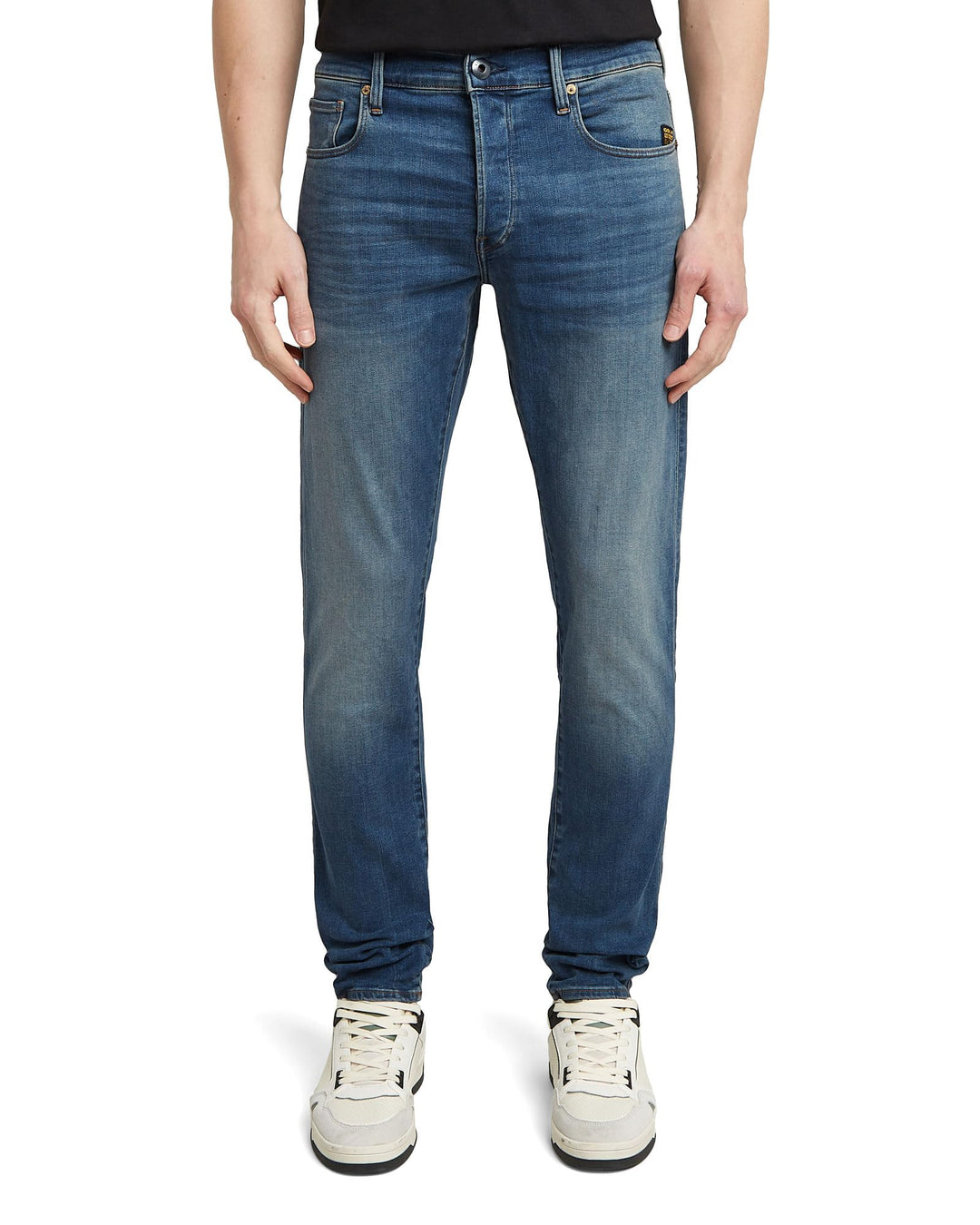 G-STAR Herren 3301 Slim Jeans Jeans 26W / 30L Blau (Vintage Medium Aged 51001-8968-2965), 26W / 30L