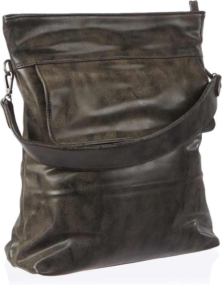 Fritzi aus Preussen Damen Bike01 Vintage Black Idol Schultertasche, Black Idol